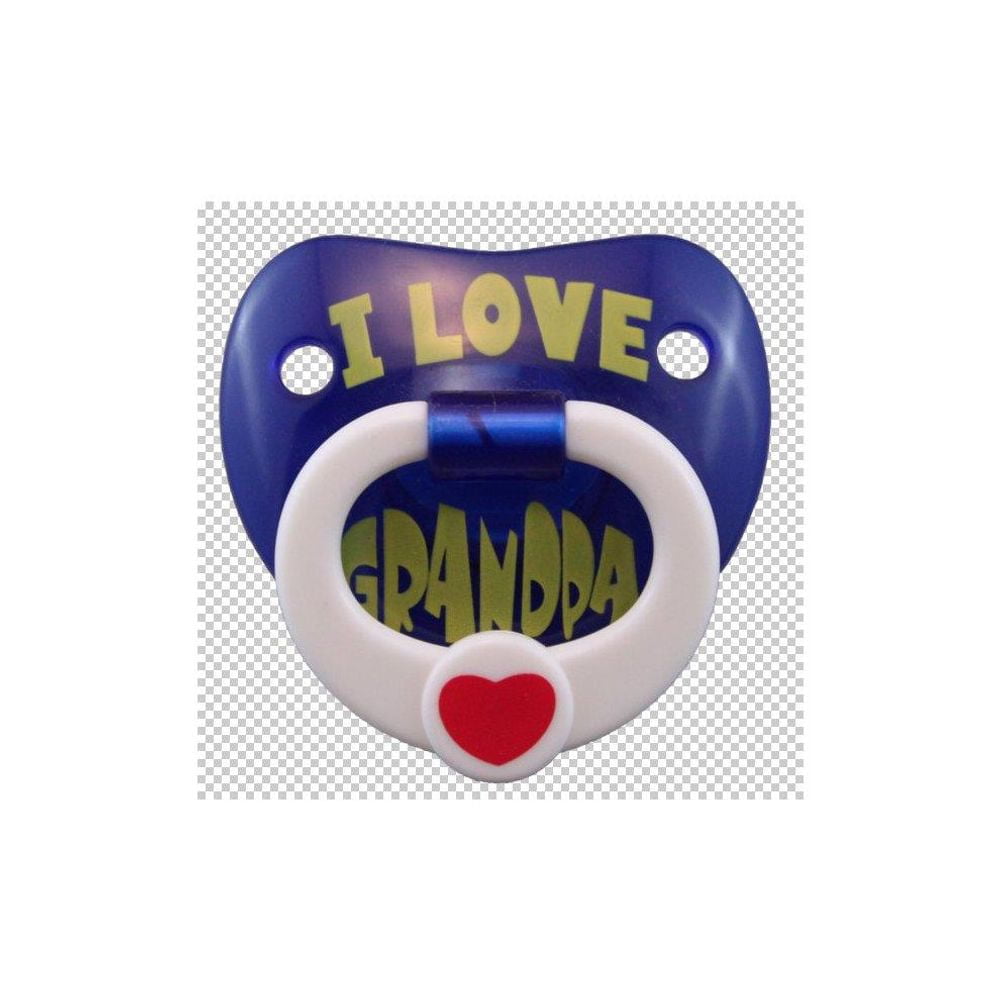 NIP DUMMY PACIFIER SOOTHER ORTHODONTIC TEAT LOVE GRANDPA 