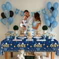 thumbnail image 5 of 4 Pcs Mr Onederful 1st Birthday Tablecloths - Rectangular Navy Royal Blue Table Covers 1st Birthday Decorations for Boys Kids Baby First Birthday Shower Party Supplies, 51 x 86.6 Inch, 5 of 8
