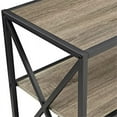 thumbnail image 4 of Pemberly Row 2 Shelf Wide Bookcase in Driftwood, 4 of 4