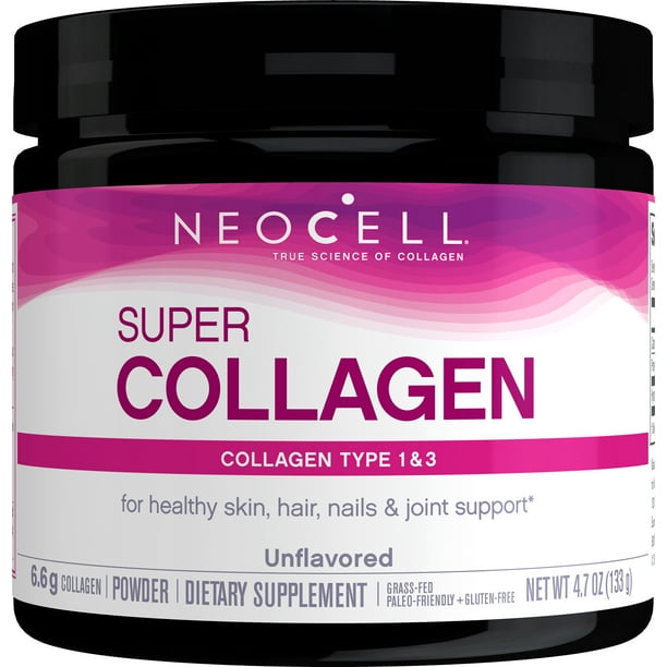NeoCell Super Collagen Unflavored Powder 6,600mg Collagen Types 1 & 3