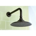thumbnail image 3 of Kingston Brass K135A5CK Victorian 5-1/4-Inch Round Raindrop Brass Shower Head with 12-Inch Shower Arm in Oil Rubbed Bronze, 3 of 7