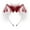 Red and white, variant on Wolf Ear Headbands Handmade Realistic Hairband Plush Headbands for Animes Theme Gatherings Christmas Gift for Girls
