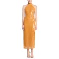 thumbnail image 3 of Halston womens  Alva Sequin Midi Dress, 10, 3 of 4