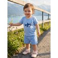 thumbnail image 5 of BemeyourBBs Toddler Baby Boy Summer Clothes Infant Baby Boys Turtle Shark Frog Outfit Short Sleeve Animal Embroidery T-Shirt and Plaid Shorts Toddler Boys Summer Outfits, 5 of 9