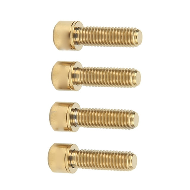 Mountain Bike Stem Screws, Bike Stem Screw Reliable Durable Rustproof M6 20mm For Mountain Bikes Gold