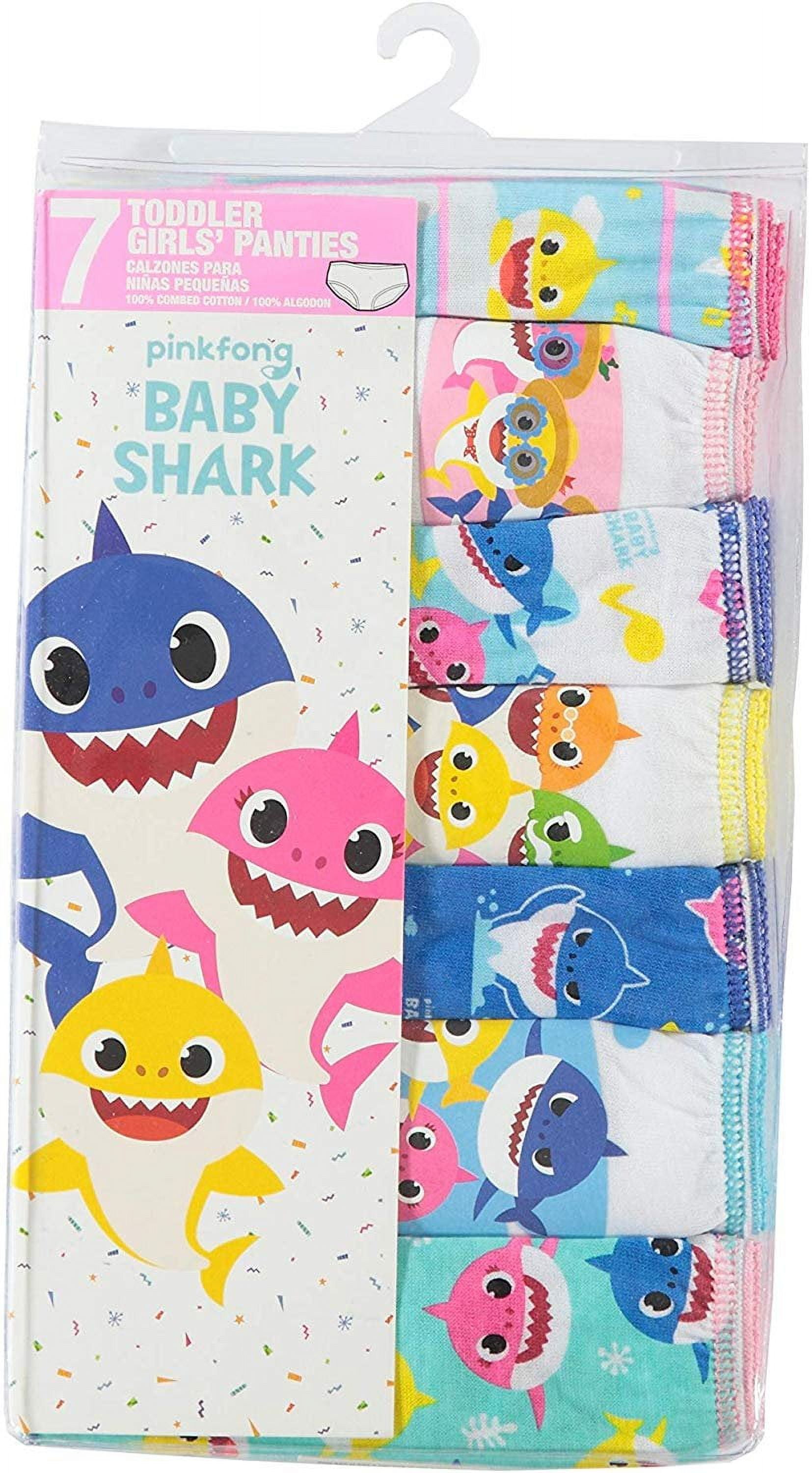 パンツ shark 7-Pack Comfy Baby Shark Character Underpants for Toddler
