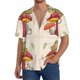thumbnail image 1 of Fotbe Frog Sitting On Mushroom Camisa Estampada de Manga Corta para Hombre, Casual de Verano, Estilo Playero, Sin Arrugas-XX-Large, 1 of 5