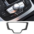 thumbnail image 1 of Real Bright Soft Car Interior Carbon Fiber Sticker DecorationCarbon Fiber Interior Multimedia Knob Button Cover For Audi A6 A7 2012-2018Auto Car Protection Interior Accessories, 1 of 8