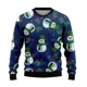 thumbnail image 3 of Suéteres navideños de muñeco de nieve de otoño 2024 nuevos para mujer, ropa, linda sudadera de cuello redondo con muñeco de nieve, suéter de dibujos animados para niños, camisetas unisex, 3 of 5