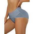 thumbnail image 4 of NOMADIC NOOK Women's Hi-Cut Ribbed High Waist Tummy Control Underwear 5 Packs, 4 of 4