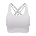 thumbnail image 4 of Jiaweic Women's Large Size Integrated High Strength Shockproof Sports Bra for Yoga Running and Fitness Grey,M, 4 of 5