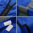 thumbnail image 3 of Reflective Vest Class 2 Safety Vests ANSI with 5 Pockets Zipper High Visibility Construction Uniform, 3 of 4