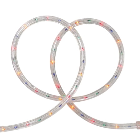 Northlight Multi Colored Outdoor Christmas Rope Lights - 18ft Clear Wire - 18'