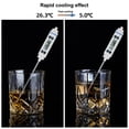 thumbnail image 3 of Toystoory Pub Wine Chilling Cooling Stones Bebidas Cubos de hielo de acero inoxidable Fiesta de cumpleaños Cooler Rock Bartender Accesorios Suministros Type3 NO3 Toystoory HA011774-03, 3 of 6