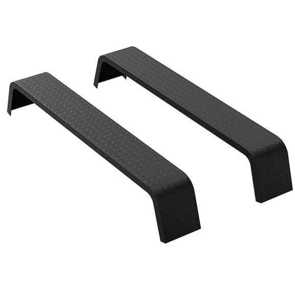 Accreate 2 Pack Steel Tandem Axle Fenders, Heavy Duty Double Axle Design For 13-15 Inch Tires On Cargo And Landscape Trailers
