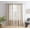 Beige, variant on THD Harley Faux Linen Textured Semi Sheer Sun Light Filtering Window Grommet Curtain Panels, Set of 2 Panels