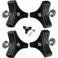 thumbnail image 1 of Triangle Knob Handle, 4 Pcs Universal Lawnmowers Handle Wing Nut and Bolt, Wing Nut and Bolt Power Equipment Part, Power Equipment Part Garden Tools for Lawn Mower Machine, 1 of 4