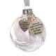 thumbnail image 2 of Adorno Navideño Conmemorativo, Diseño de Bola de Plumas, Mensaje "Un Trocito de Mi Corazón Está En El Cielo", Elegante Cinta Decorativa, Decoración para Árbol de Navidad, Homenaje a Seres Queridos, J, 2 of 4