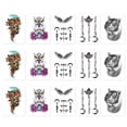 thumbnail image 1 of 15 Sheets Arm Temporary Tattoos For Women Men Fake Temporary Tattoo Sleeves Stickers, 1 of 5