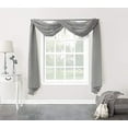 thumbnail image 2 of No. 918 Juliette Voile Sheer Rod Pocket Curtain Panel, 59" x 108", Charcoal, 2 of 5