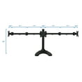 thumbnail image 4 of Mount-It! Triple Monitor Stand | Fits 16"-24" Computer Screens | 3 Monitor Stand Mount, 4 of 7
