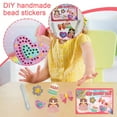 thumbnail image 2 of Handmade Bead Painting Kit for Kids, DIY Gem Art Stickers Set, Cartoon Princess Educational Craft Toy for Beginners, Fun Christmas Gift, 2 of 8