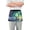 Boat and Aurora, variant on Boat and Aurora Server Apron with 3 Pockets Waterproof Waitress Waist Short Apron for Man Woman 12 Inches