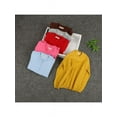 thumbnail image 6 of Kids Crew Neck Sweaters Girls Candy Color Cotton Outerwear Cardigan Menina Knit Tops, 6 of 6