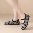thumbnail image 5 of Vibrex Women's Mesh Ballet Flats Comfortable Dressy Trendy Round Closed Toe Mary Jane Flat Shoes Women's Polka Dots Flats Casual Work Shoes, 5 of 9