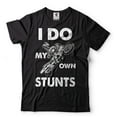 thumbnail image 2 of I Do My Own Stunts Funny Shirt Motorcycle Bike Shirts Funny Joke Shirt Injury Shirt Recovery Shirt (XX-Large Grey), 2 of 6