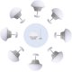 thumbnail image 1 of Duvet Pin Duvet Clips, 8 Pieces Mushroom Quilt Holder, Non-Slip Quilt Fixator Sheet Fasteners with One-Key Unlock for Quilt, Cushions, Curtains (White), 1 of 5