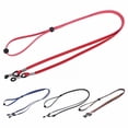thumbnail image 1 of 4 piezas de correas para gafas, correas de cuero PU para gafas, retenedores antideslizantes para gafas, cadenas y cordones para gafas, 1 of 6