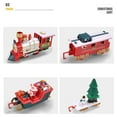 WANGJIAOID Lights And Sounds Christmas Train Set Railway Tracks Toys Xmas Train Foam for