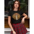 thumbnail image 2 of Woman In Ethnic Style Dress  T-Shirt Women -Image by Shutterstock, Female x-Large, 2 of 4
