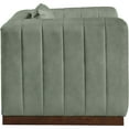 thumbnail image 6 of Meridian Furniture Mallina Green Vegan Leather Chair, 6 of 8