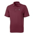 thumbnail image 2 of Men's Cutter & Buck Garnet South Carolina Gamecocks Virtue Eco Pique Recycled Polo, 2 of 3