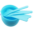 thumbnail image 3 of 6PCS Blue DIY Glue Mixing Bowl Set with Spoons for Slime , PP Plastic, Reusable Mixing Bowls, 3 of 6