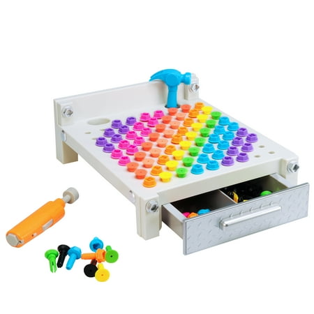 UPC: 0086002041715 | Educational Insights Design & Drill My First Workbench Toy with Electric Drill Preschool STEM & Take Apart Building Toy Boys and Girls Ages 3 4 5+