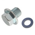thumbnail image 3 of 1 x Engine Oil Drain Plug 90341-12012 90430-12031 For TOYOTA LEXUS w/ Gasket, 3 of 5