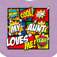 thumbnail image 4 of Inktastic My Aunt Love Me Boys or Girls Baby Bib, 4 of 4
