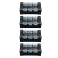 thumbnail image 4 of 4 Piezas Bloque de Tira de Terminales TB Tira de Barrera de Terminal de Doble de Corriente Grande Fija con Cubierta Transparente A Prueba de Polvo 600 V 45 A Resistente A, 4 of 8