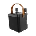 thumbnail image 4 of Altavoz inalámbrico portátil rectangular con micrófono y alcance de transmisión de 10 m Negro, 4 of 9
