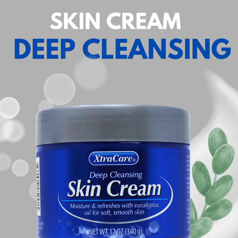 XtraCare Deep Cleansing Skin Cream, Moisturizing Formula, 12 fl oz