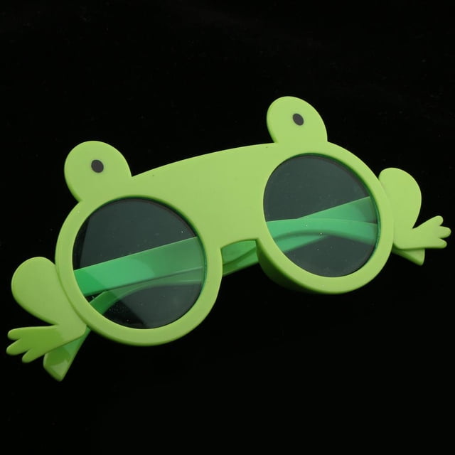 Gafas de terre divertidas con forma de rana Colcomx Lentes de fiesta de rana