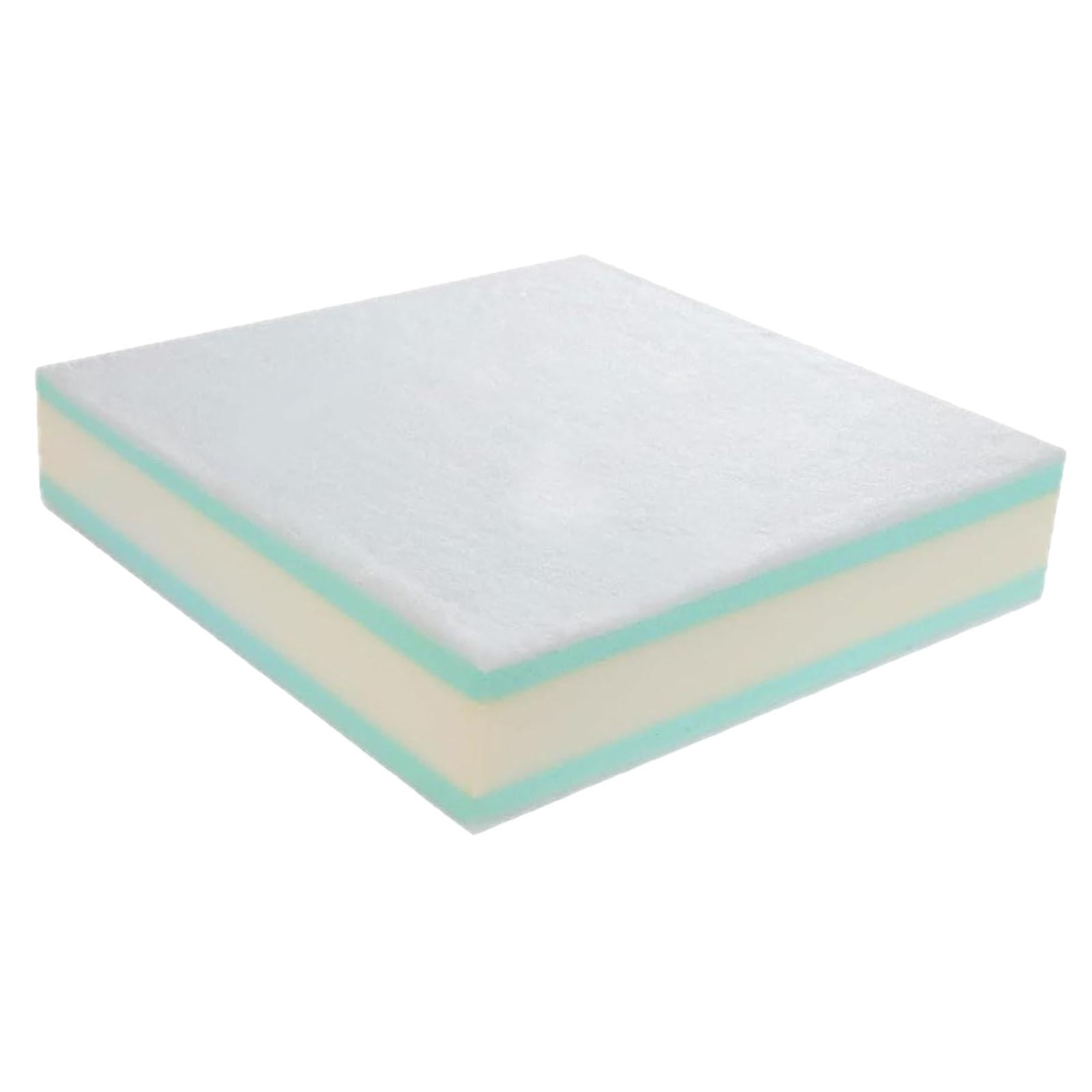Dualoai Couch Cushion Replacement Attachment Easy to Install Soft Upholstery Cushion 56cmx56cmx15cm
