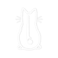 thumbnail image 1 of Wosthever Pegatinas de PVC para limpiaparabrisas con forma de Animal Adorable para coche, decoración adhesiva, calcomanías para parabrisas Decoración del hogar, 1 of 6