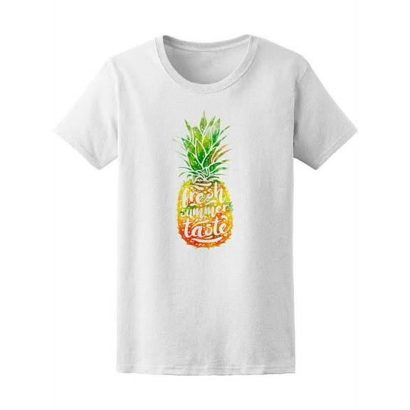 Summer Fresh Taste Pineapple T-Shirt Women -Image by Shutterstock, Female XX-Large