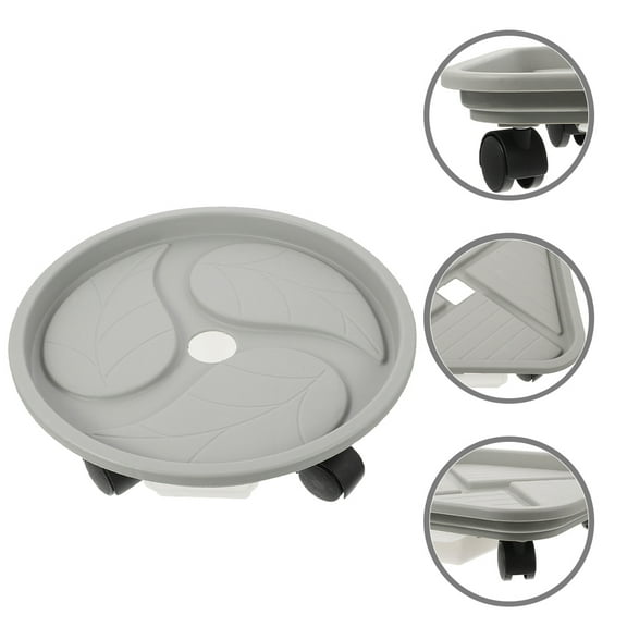 Hemoton Large Garden Flower Pot Drip Tray 36.00X36.00X10.40CM