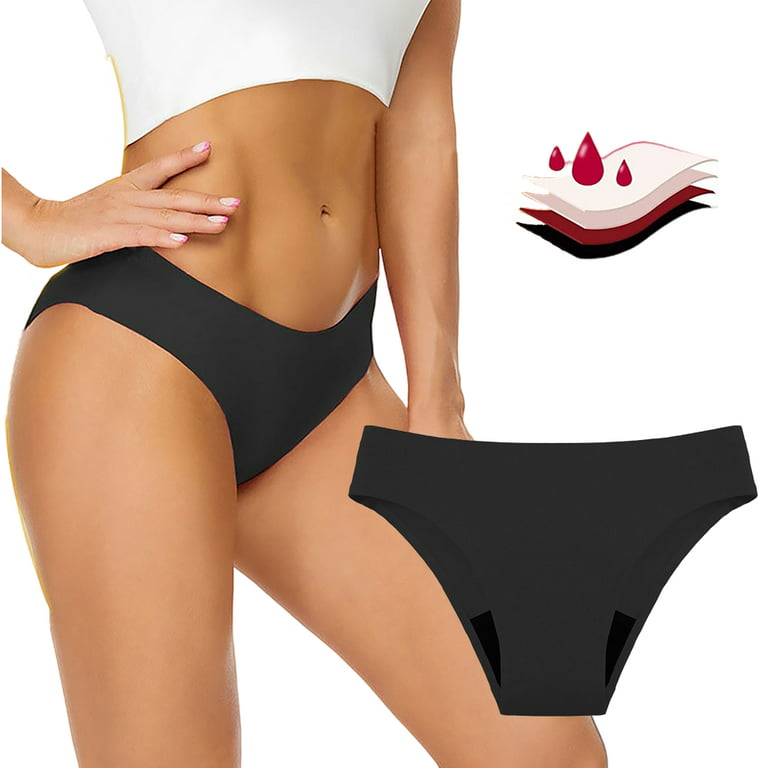 Mlqidk Period Swimwear Menstrual Leakproof Bikini Bottoms High Waisted Swim  Bottoms for Teens, Girls, Women Size XL 