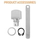 thumbnail image 5 of Perilla de puerta con cerradura antirrobo de acero inoxidable para seguridad del hogar, universal, para varias puertas, para dormitorio, 5 of 8